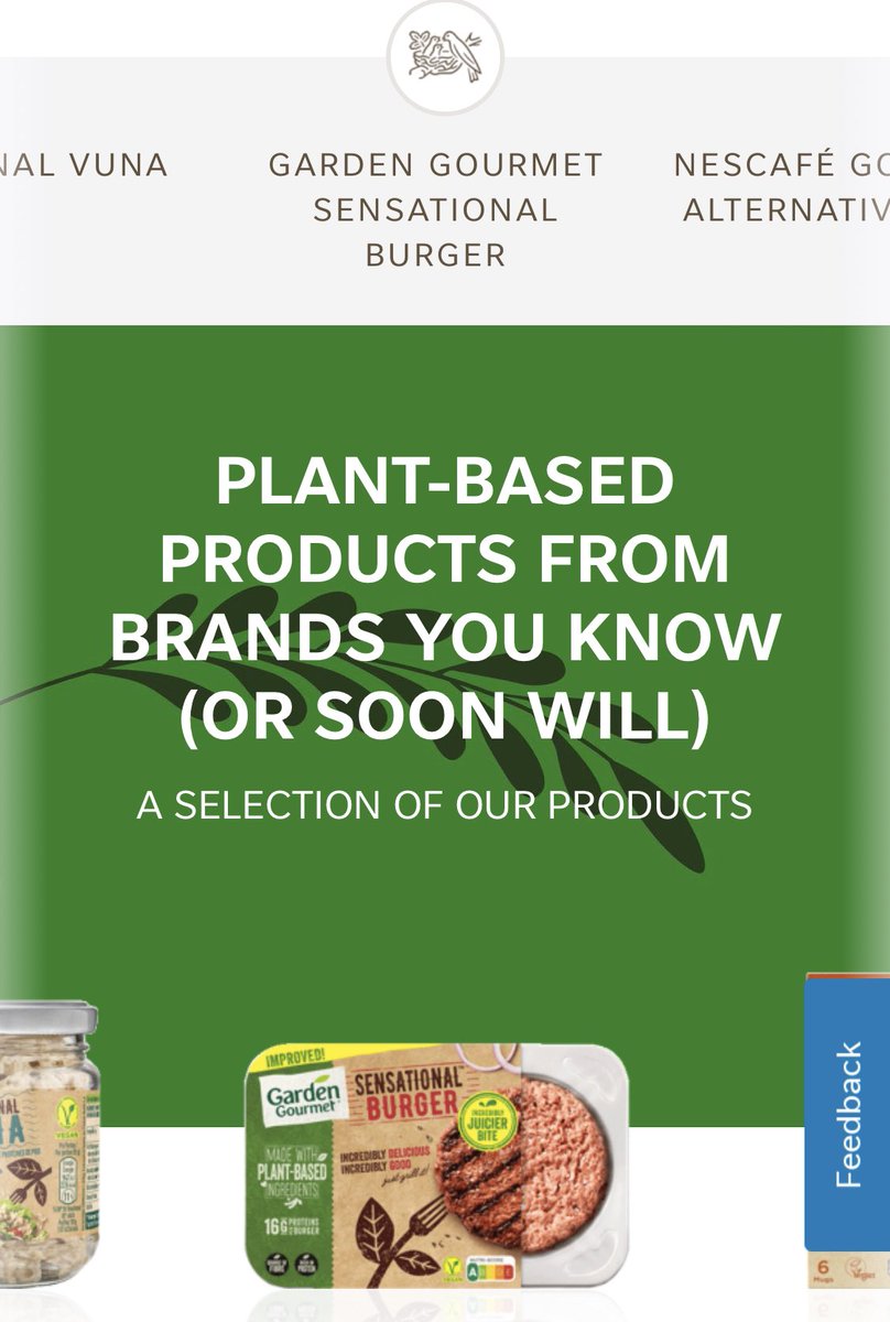 Banger2000F's tweet image. Nestlé og Unilever vil (desværre) indhente og overgå startups som Beyond Meat og Impossible Foods i 2022. De har mere i R&amp;amp;D, end de små har omsætning. Måske skalerede de ikke hurtigt nok op? #dkgreen