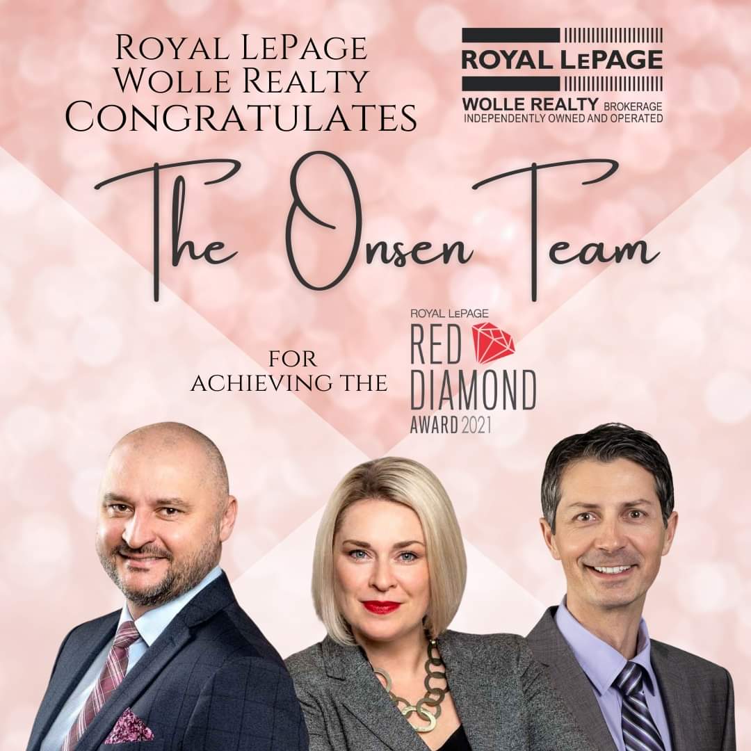 TheOnsenTeam's tweet photo. We have been awarded the Red Diamond Award which places our Team in the top 2% of ALL AGENTS for Royal LePage in all of CANADA!

Thank you to all our amazing clients, family, &amp; friends. Without you, this award would not be possible. 

Looking forward to a prosperous &amp; safe 2022. https://t.co/gSvlAGOvjW