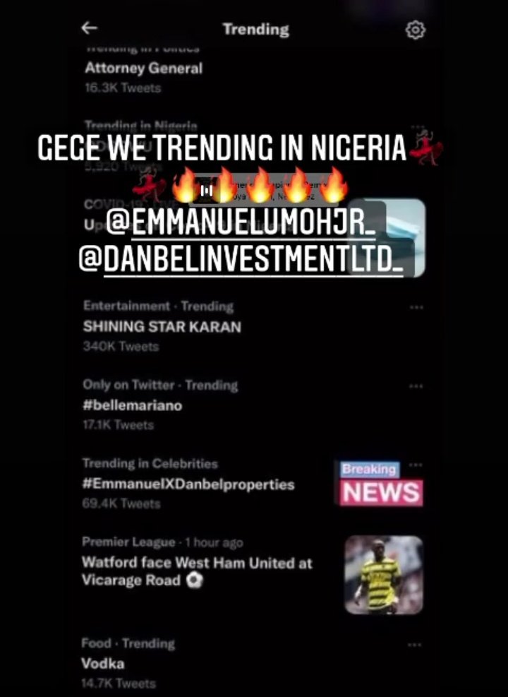 Iam_NBF's tweet image. Zambia ✔️
Nigeria ✔️

CONGRATULATIONS EMMANUEL 
EMMANUEL X DANBEL

#EmmanuelXDanbelProperties
#EmmanuelUmoh 
#EmmanuelXEmirates
#EmmaRose