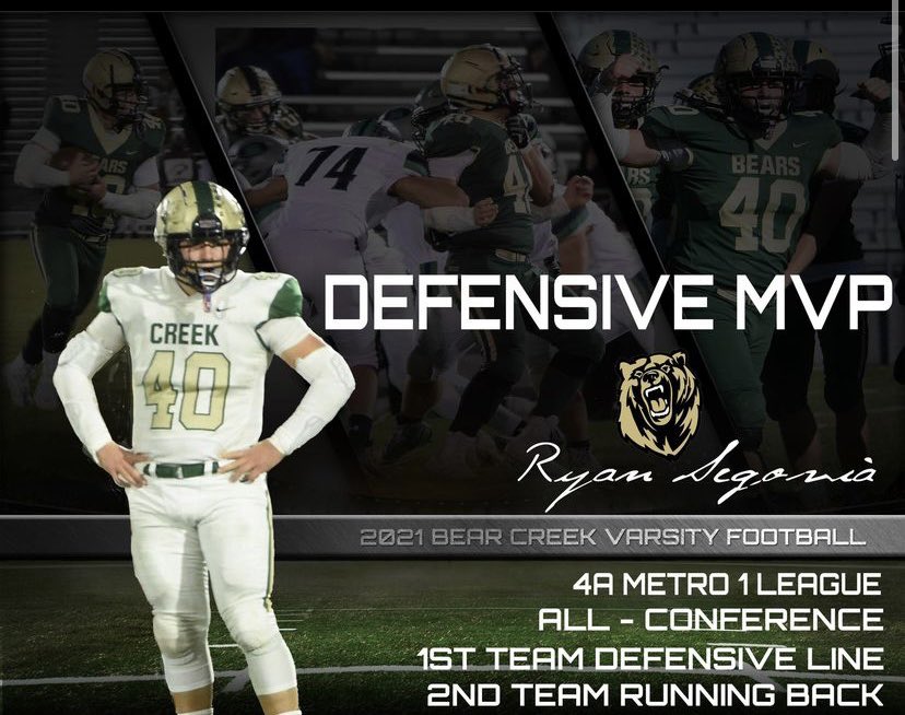 All-State Honorable Mention! I can’t wait to represent Bear Creek 4a Jeffco Football at the All-State game. <a href="/CoachMcFadden/">Ryan McFadden</a> <a href="/Jas_Bains_12/">Jas Bains</a> <a href="/madbacker56/">Coach Brandon Moore</a> <a href="/coachTthomas6/">Tripp Thomas</a> <a href="/csymo71/">Chris Symington (Symo)</a> <a href="/CoachJayNorvell/">Jay Norvell</a> <a href="/UNC_BearsFB/">Northern Colorado Football</a> <a href="/CoachCBohl/">Coach Craig Bohl</a> <a href="/BearCreekHSFoo1/">Bear Creek HS Football</a> <a href="/MatthewSteinfe2/">Matthew Steinfeldt</a>