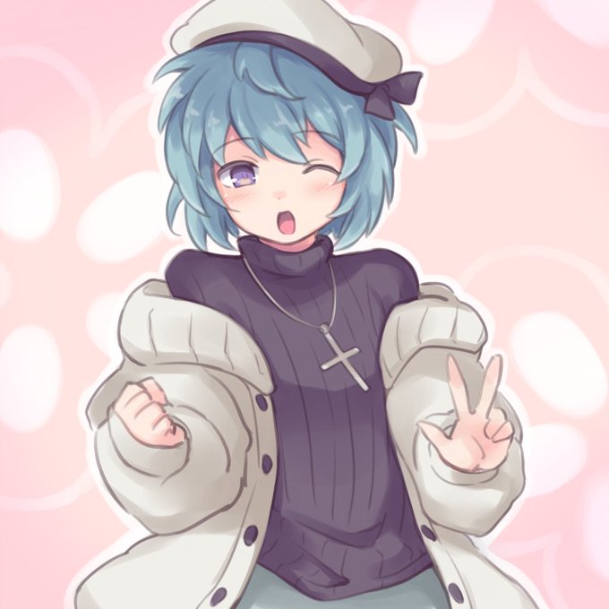 年末お題絵1枚目
みぃぴょこ(@mi3li)さんのうちの子を描かせていただきました! 