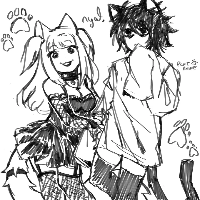 kitty cat misa + L 