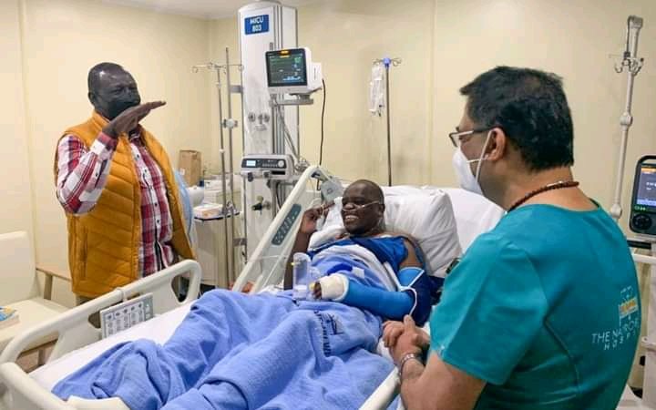 Realhustlerske's tweet photo. #BeforeAndAfterUhuru   

Pole Dennis. Get well soon. God is the Almighty.@WilliamsRuto @Realhustlerske https://t.co/Nh1nZBD3JL