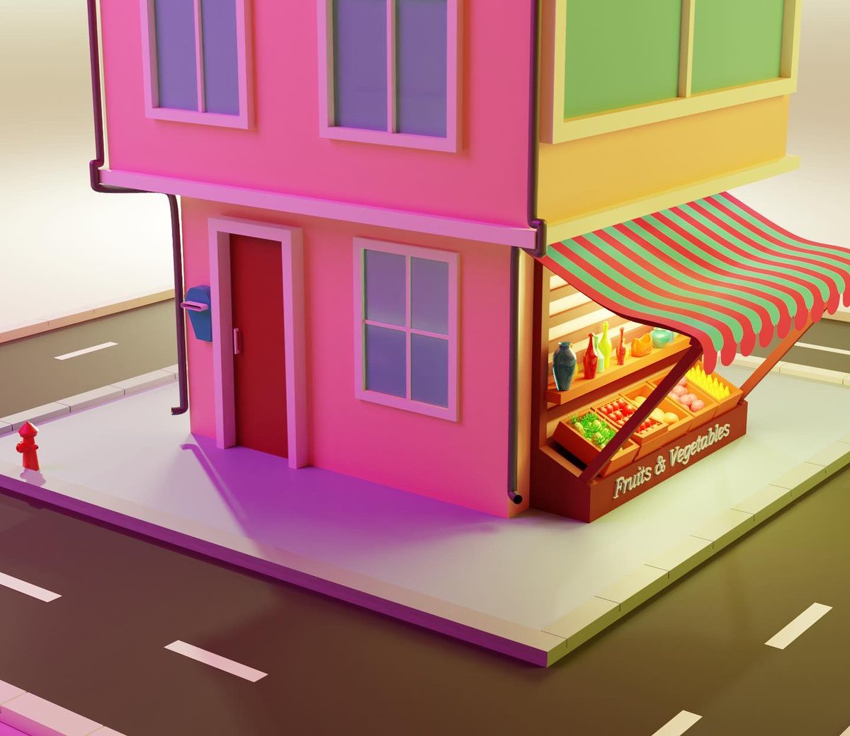 IrakliIvanidze's tweet photo. Blender Modelings 📩📮🏛🏡  #Blender3d #blender #3D #3dart #3dmodeling #animation #3Danimation #illustration @Blender_Cloud @BlenderToday @BlenderDev https://t.co/HSGffwAsHy