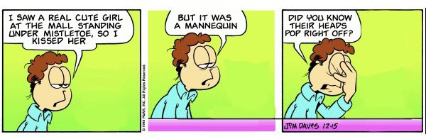 Jon’s desperate search for human connection takes a dark turn. #garfieldminusgarfield #Garfield #garfieldcomics #comic #comicstrip #existentialism