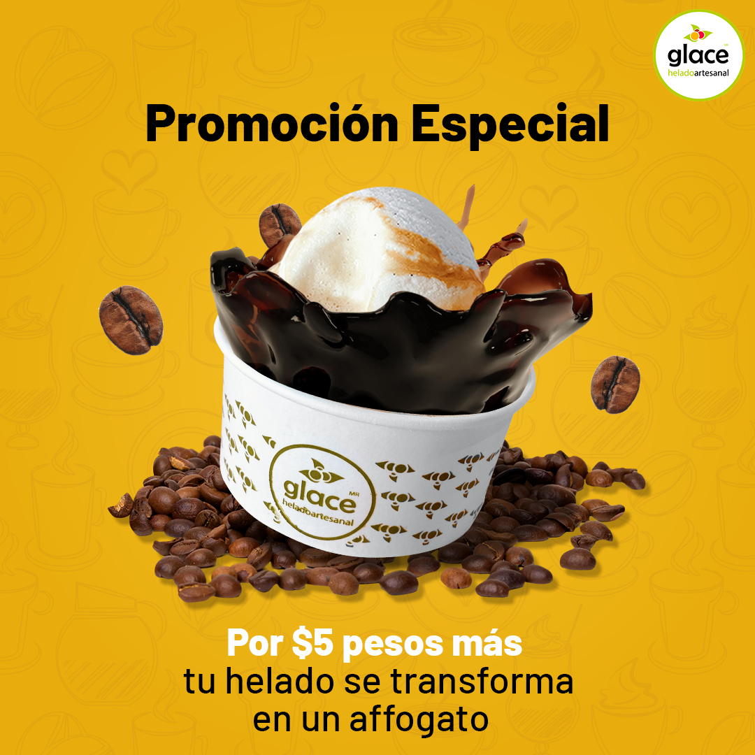 #Affogato con #Glace. La combinación perfecta para los amantes del helado y el café.
#dateunglace y sácale provecho a nuestra promo: Av. Coyoacán 360-Local A, código 2, Del Valle Norte 👉 bit.ly/3aoXK05
