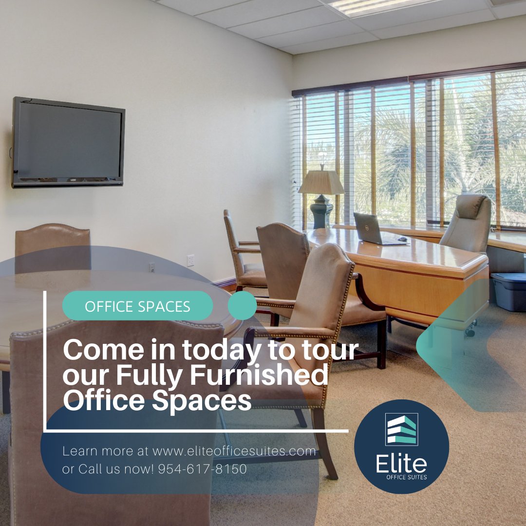 EliteOffices's tweet photo. New offices available! Let us show you how our exclusive services can benefit you. Come in today for a tour of the new constructions!

☎️ 954-617-8150
📧 info@eliteofficesuites.com
🌐 https://t.co/eE5nCUqy9d https://t.co/VzTt874Ea8