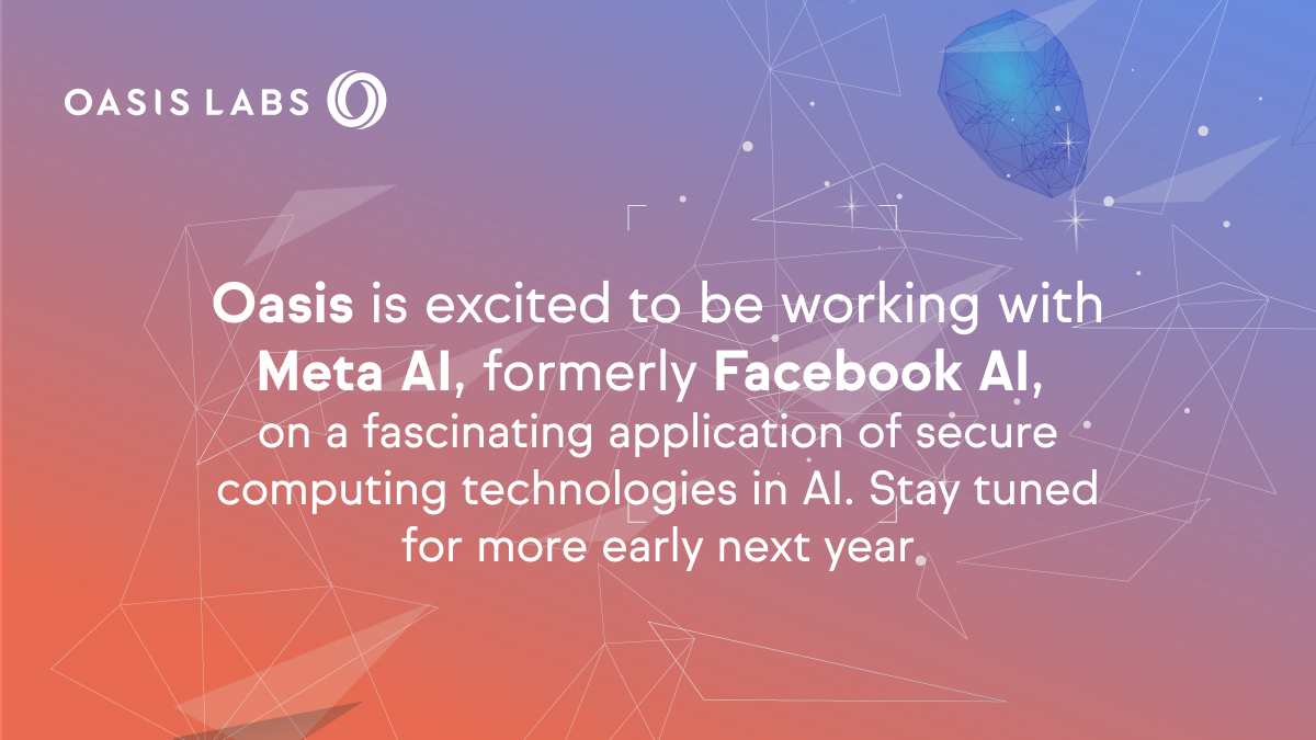 Criptometa_PT's tweet photo. Estamos extremamente entusiasmados com essa parceria @OasisLabs  firmou contrato com @Meta 

Em breve um video sobre #Oasis #ReadPlayerOne https://t.co/f7jts467ta