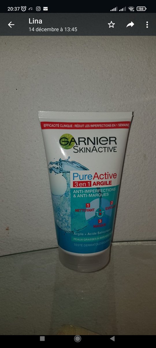 fouba_beatrice's tweet photo. Garnier skinactive
- masque nettoyant et exfoliant https://t.co/hUjOM43F9p
