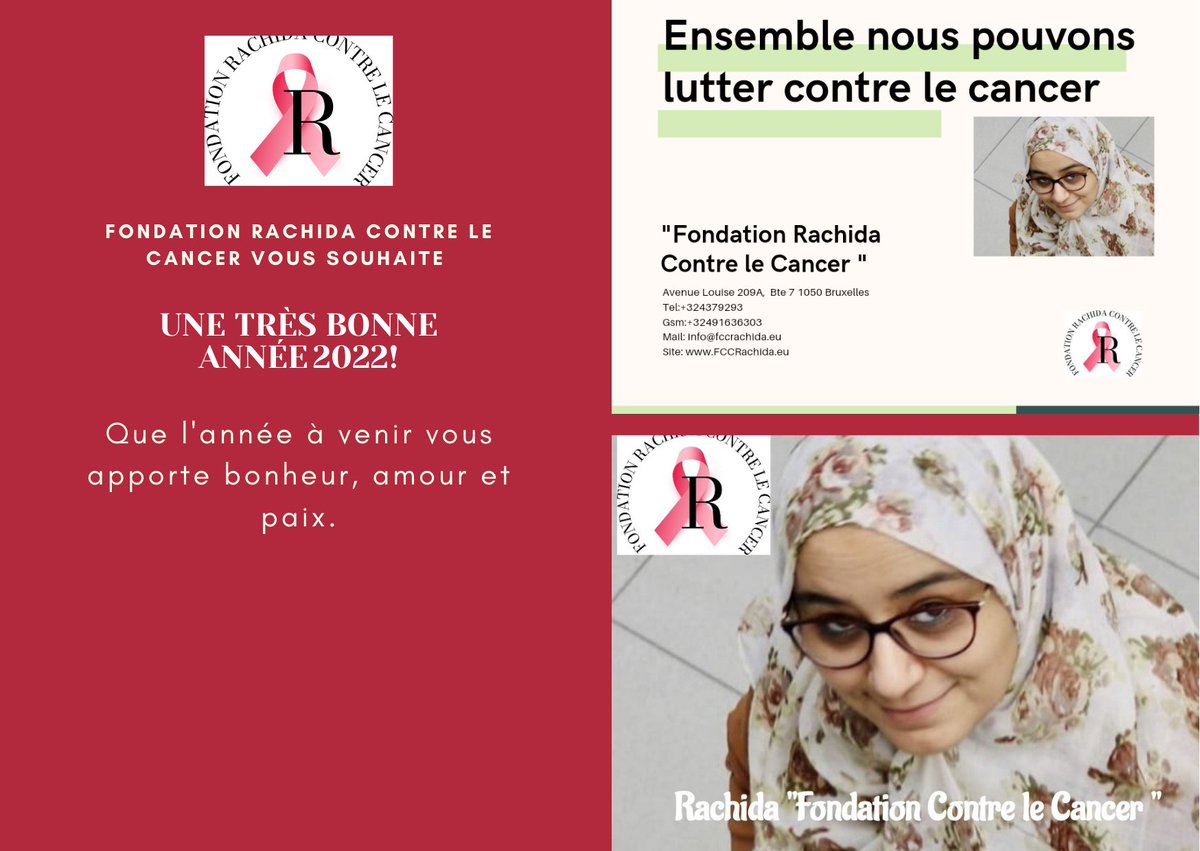 rachida_le's tweet photo. #Fondation #Rachida #Contre #Cancer vous souhaite une bonne année 2022❤🙏 https://t.co/YKZRfXF1IZ