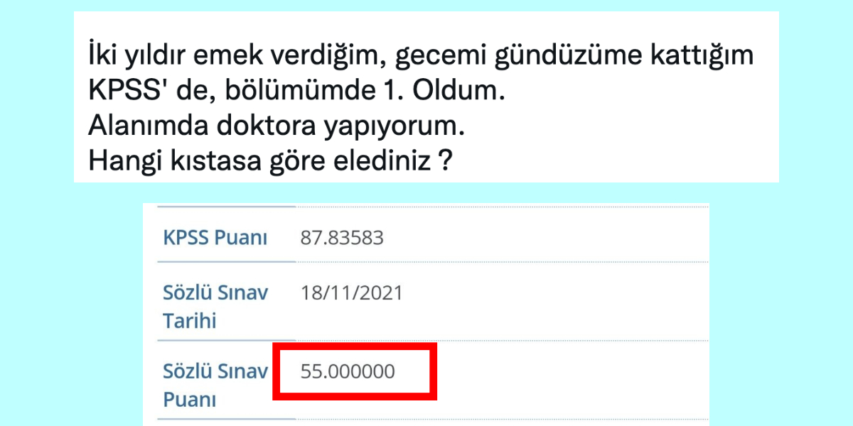 KPSS'de Çok Yüksek Puanlara ve Derecelere Rağmen Mülakatta Elenen Öğretmenler Duruma İsyan Etti #mülakatahayır oned.io/h/1029850?o
