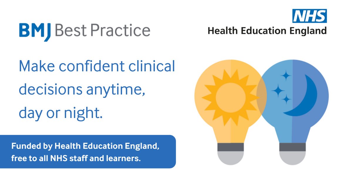 NHSE_WTE's tweet photo. FREE to NHS staff and learners in England, funded by Health Education England – get it now! #HEEBMJBP #AMillionDecisions  https://t.co/AJ992qNEZs https://t.co/NaUHZbe5lX