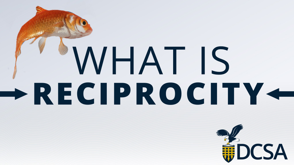 DCSAgov's tweet photo. #Reciprocity is the acknowledgement and acceptance of an existing #BackgroundInvestigation conducted by another authorized investigative agency. For full details on how to make a reciprocity request, visit the #DCSA website. https://t.co/v8392IAehK https://t.co/u0cz97uAw7