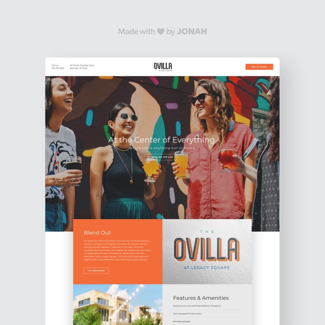 We're thrilled to welcome VGCA to the Jonah family with the launch of their first Jonah Splash for The Ovilla. And it's a stunner! The site and branding certainly stand out from the crowd!⁠
⁠
See this beauty for yourself at: theovilla.com