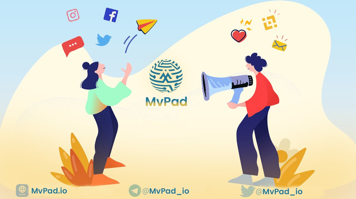 We are now 27K+ on Twitter and 23K+ strong on Telegram
Apply for Whitelist now: 
mvpad.io/whitelist

Telegram: t.me/MvPad_io
Twitter: x.com/MvPad_io
Telegram Ann: t.me/MvPadAnn