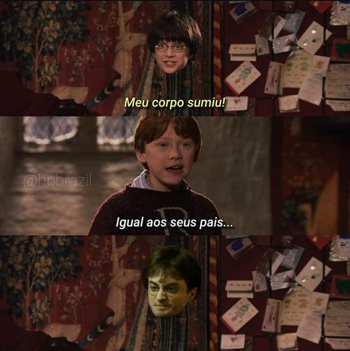 ExpHogwartsBr's tweet photo. Meu Deus Ron Weasley... Pesado https://t.co/BS17AfAlOK