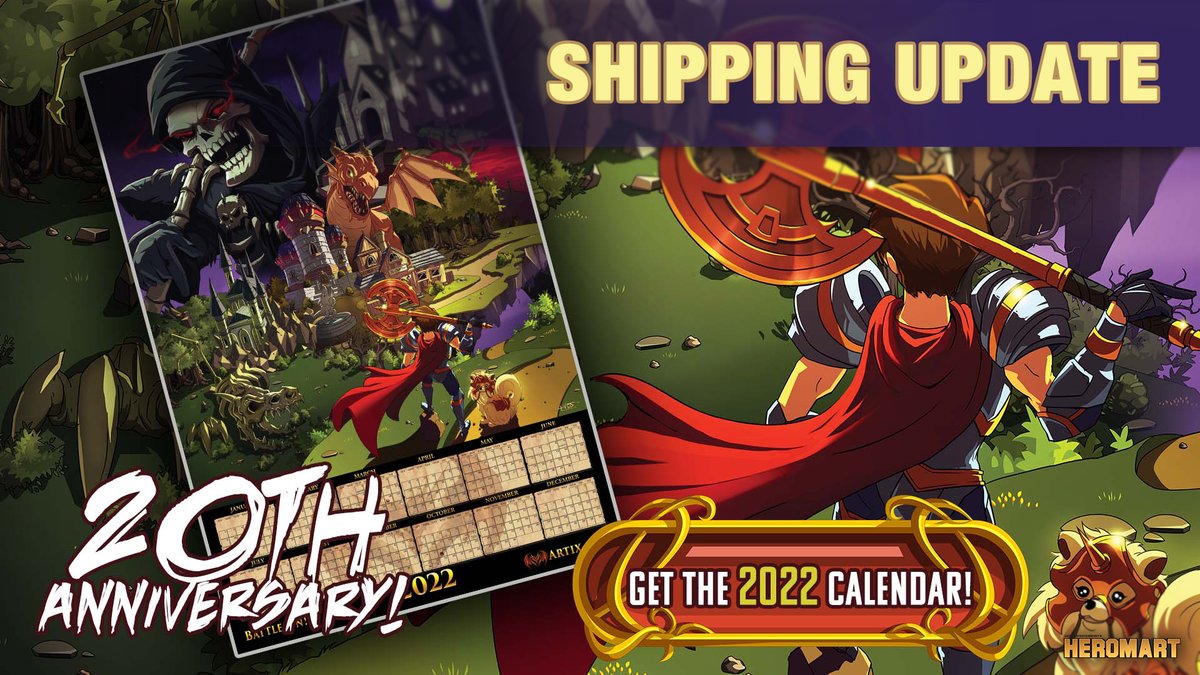 HeroMart holiday skeleton crew + shipping/processing updates. Read the full post in the Design Notes at artix.com/posts/HM-28Dec…