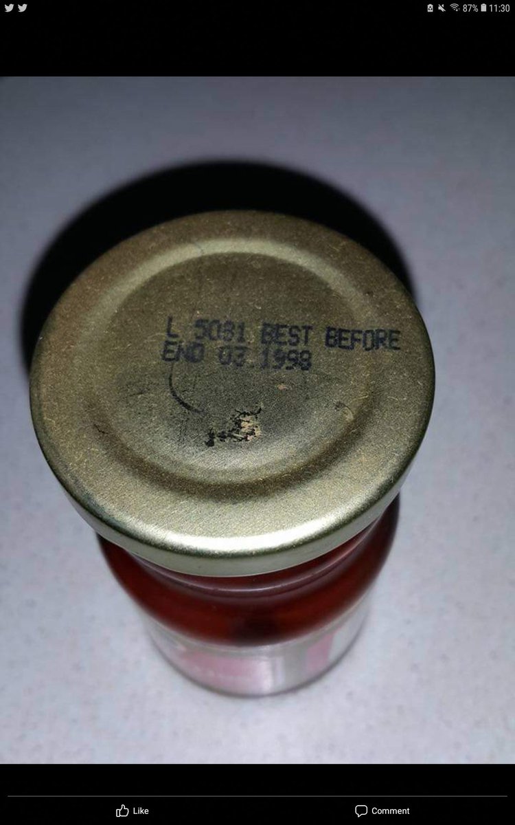 BJ_McIntyre's tweet photo. @GazMcIntyre @TrevsterH Indeed I can... Jar of Maraschino flavour cocktail cherries found when revamping kitchen in 2020!! #poisoningthefamily https://t.co/C3SxmwCkel
