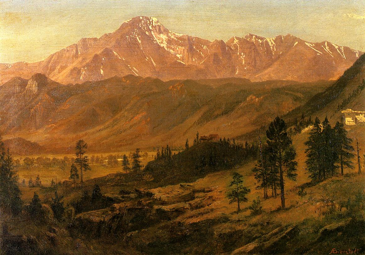 Pikes Peak #luminism #bierstadt