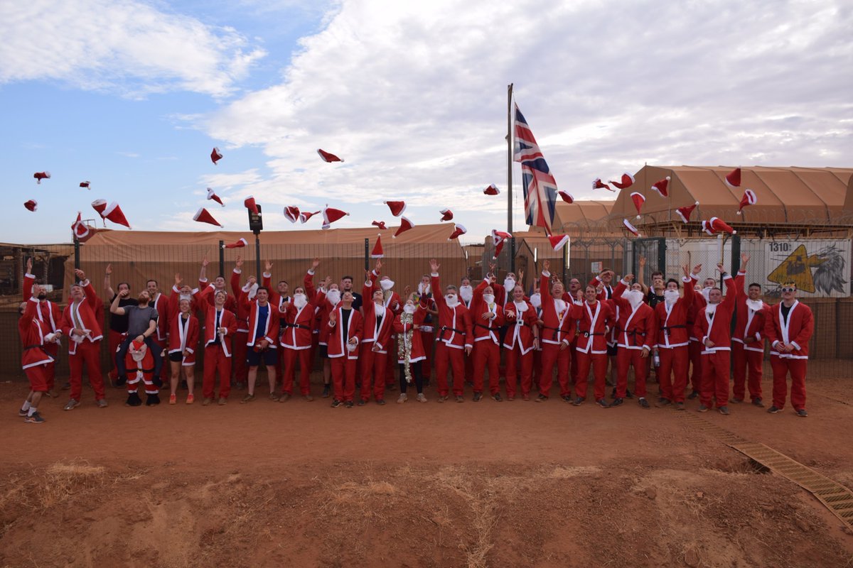 Personnel from the small CH47 detachment on Op NEWCOMBE have taken part in a Santa Run for the <a href="/RAFAssociation/">RAF Association</a>. Deployed from <a href="/RAF_Odiham/">RAF Odiham</a> and the wider <a href="/RoyalAirForce/">Royal Air Force</a>, they raised £130 and a few smiles from our French colleagues. Joyeux Noël! 🎄