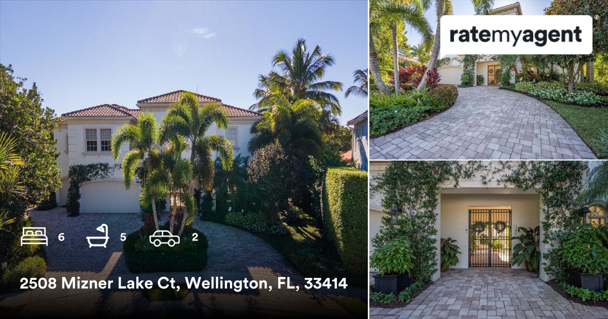 angelapappas's tweet photo. 6 🛏 5 🛀 2 🚘
📍 2508 Mizner Lake Ct, Wellington, FL, 33414

My latest sale on #ratemyagent
https://t.co/yew9mkgTR9 https://t.co/Rpifp6imtf