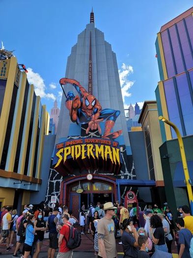 HonadelSean's tweet photo. #Marvel fan couldn't help going to ride the amazing #SpiderMan ride @universalstudios https://t.co/9SdbhzV2f8