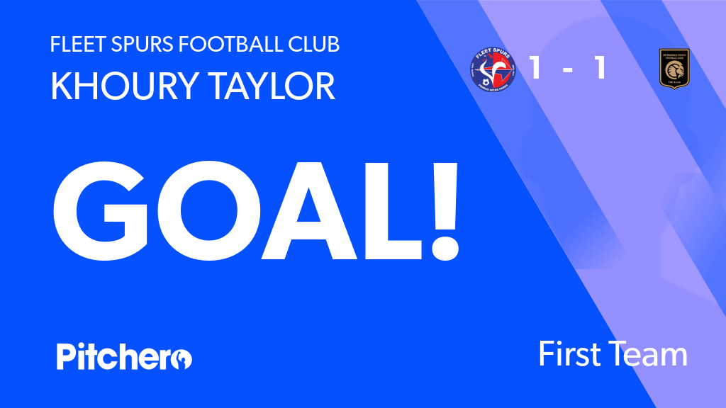 FleetSpurs's tweet photo. 80': Khoury Taylor scores for Fleet Spurs π
#FLEPET #Pitchero
https://t.co/4nzg5TH0tD https://t.co/ZKOU7cYcI4