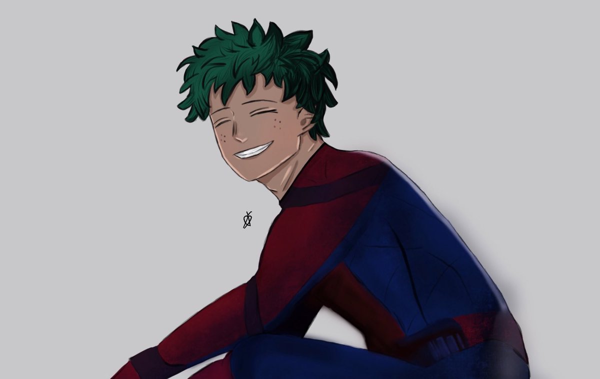 starflyze's tweet photo. spideydeku 🕷 
–
#Deku #MyHeroAcademia #Spiderman https://t.co/P75Pk1E8kd