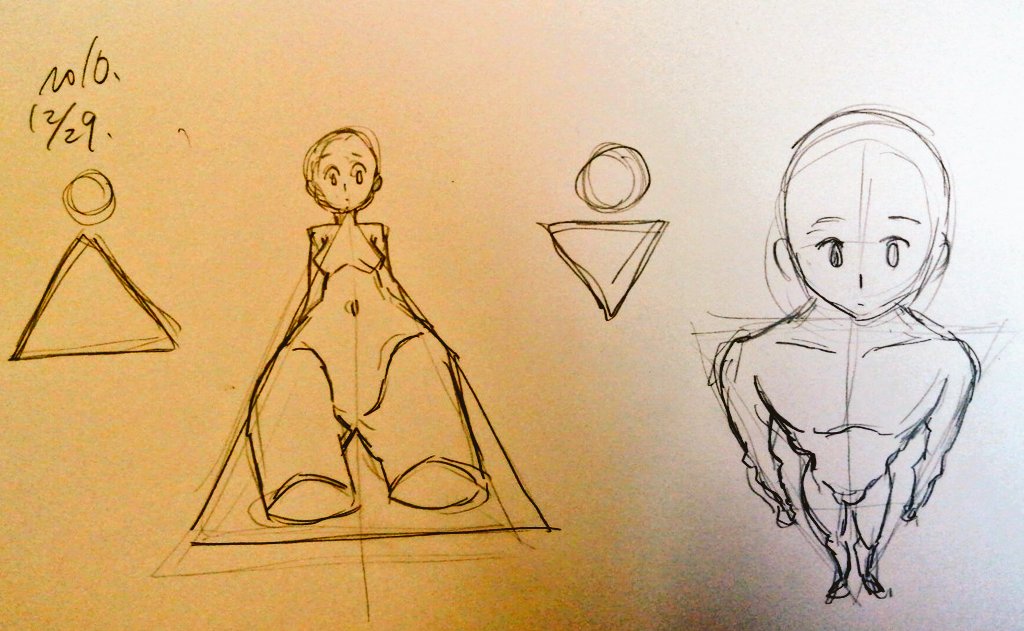 #一日一模写Ⅱ 10/365
一部、ふるいけゆうじ様イラスト参照 