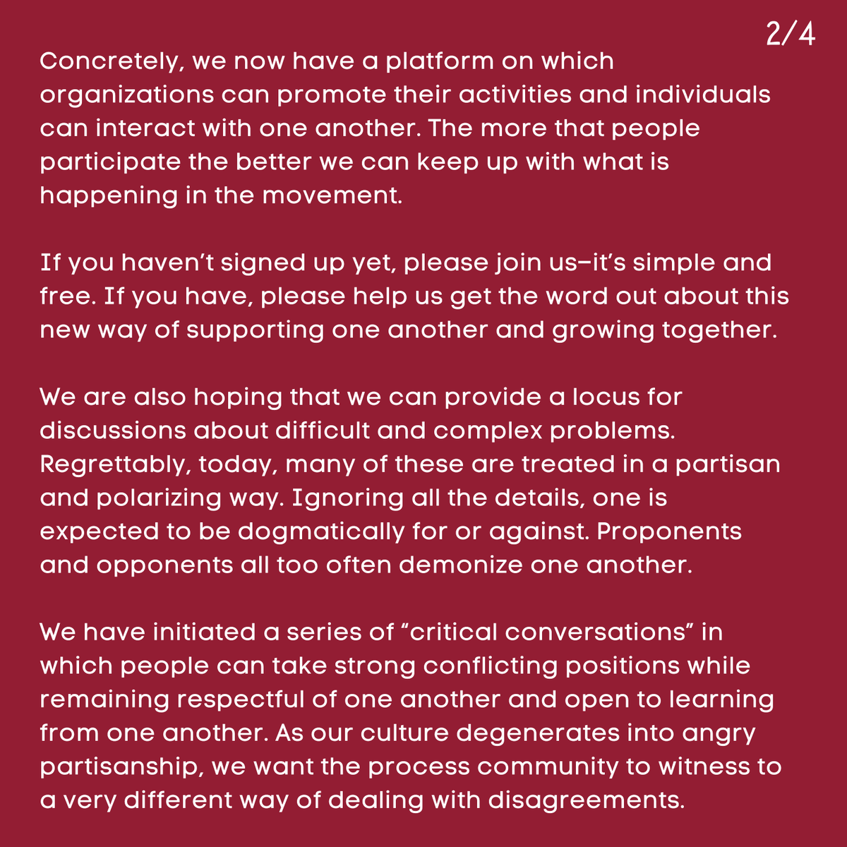 CIC4Process's tweet photo. SPECIAL MESSAGE FROM JOHN COBB
Join the movement today at https://t.co/qW748tBzfL
#CriticalConversations #ClaremontProcessNexus #ProcessMovement #ProcessThought #ProcessParty https://t.co/L3xA02qUWN