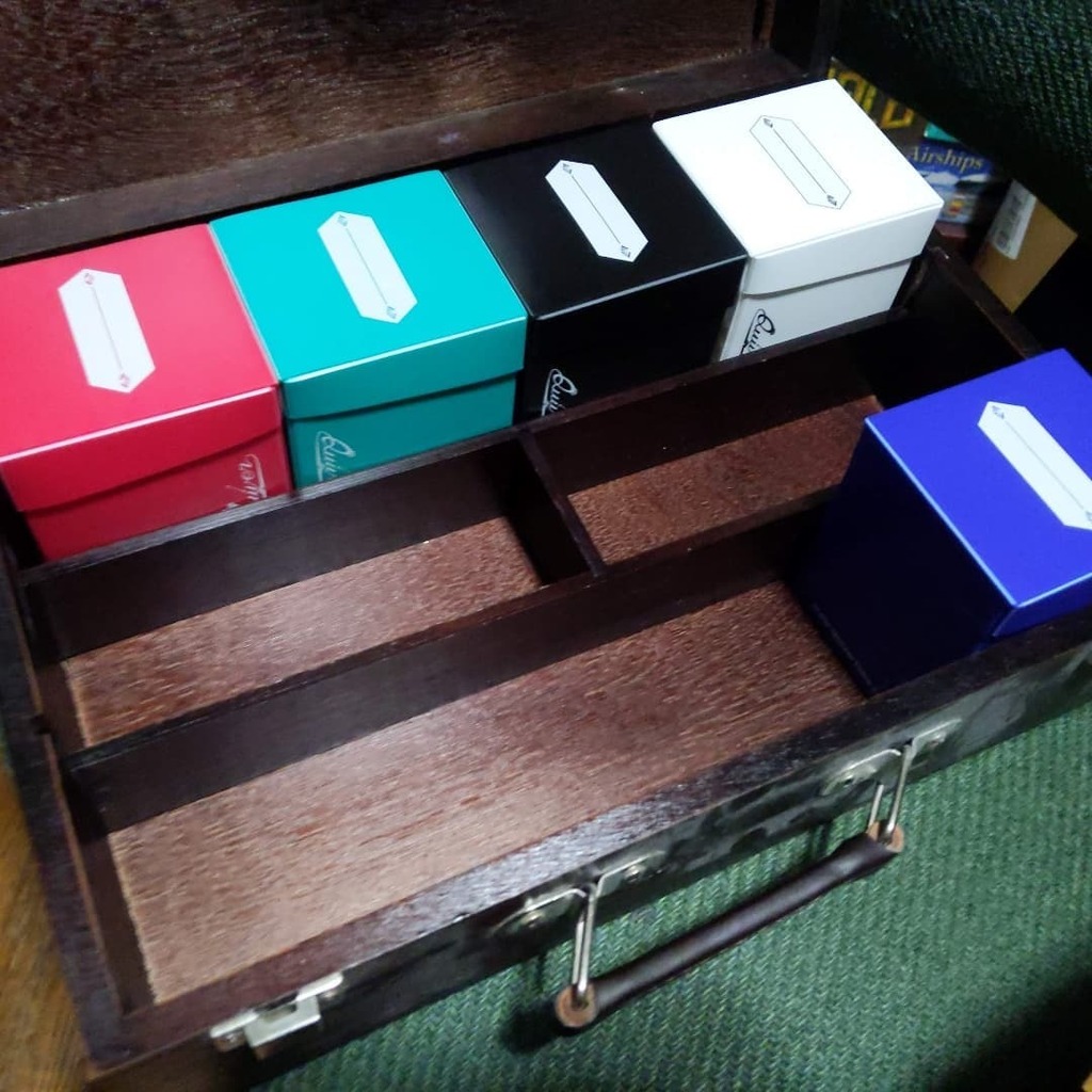 TabletopBellhop's tweet photo. Working on a new storage solution for Aventuria featuring @quivertime deck boxes.
#CCG #CardStorage #CardOrganizatiin #CardStorage #Aventuria #AdventureCardGame https://t.co/40wwq7bgzC https://t.co/And6AITPJo