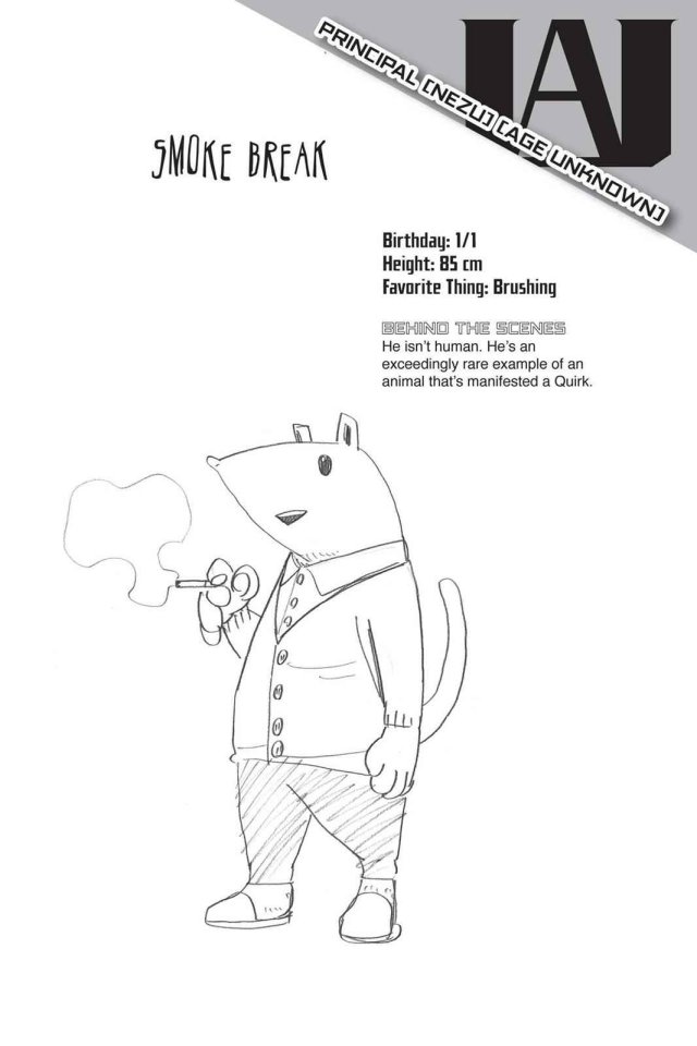CakeCalli's tweet photo. I still find it funny that Nezu smokes. Gives Walt Disney vibes. #principalnezu #bnha #mha https://t.co/1tcGGDkcSc