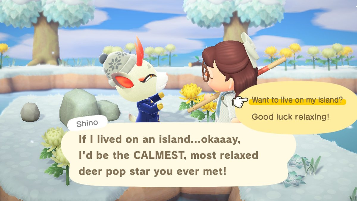 Stacey_ACNH_FC's tweet photo. meet my new villager :D

#AnimalCrossing #ACNH #NintendoSwitch #acnhvillager #acnhshino https://t.co/PIOYoBe2SN
