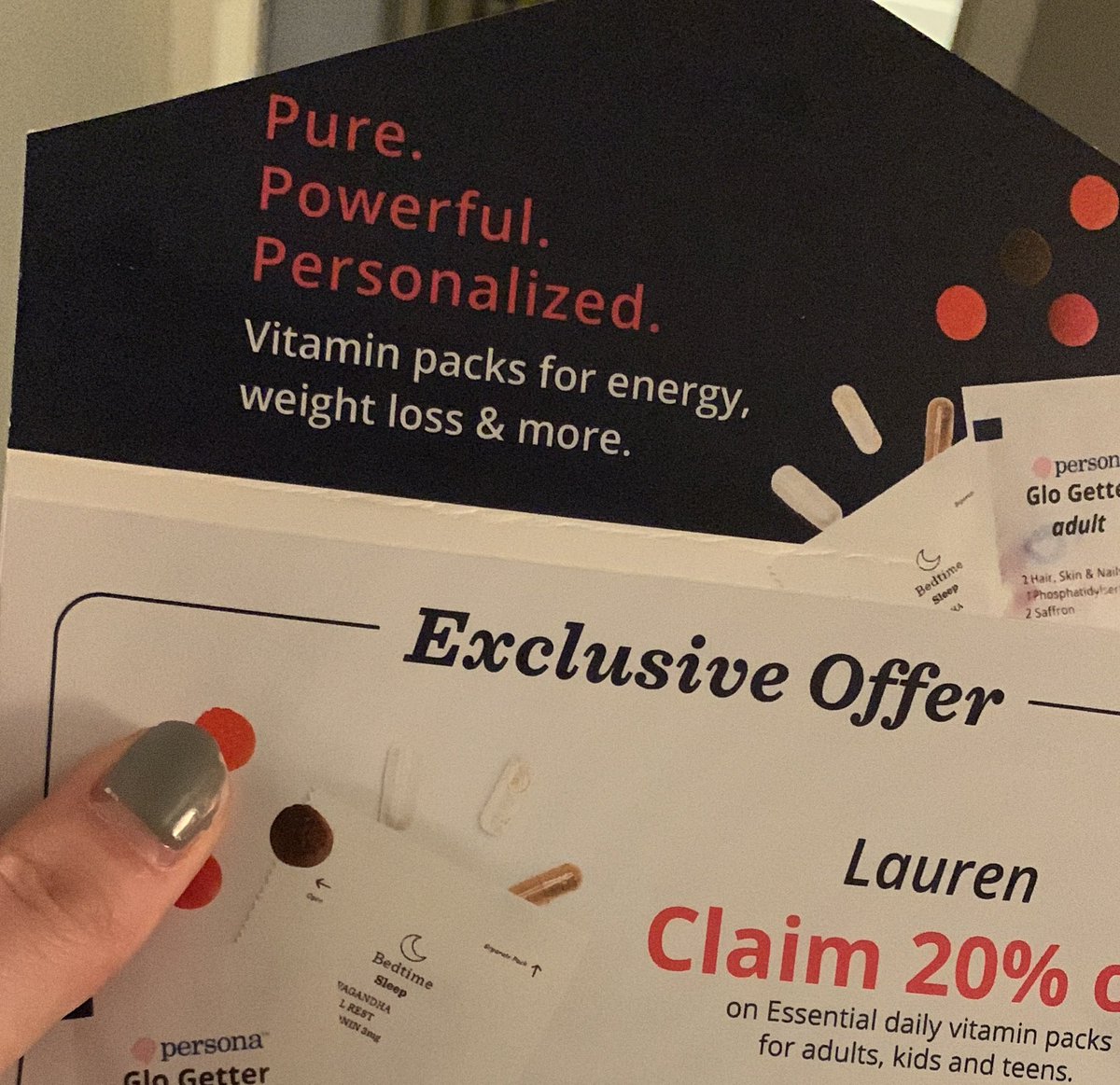Lauren, drinking bourbon (@laurcov) on Twitter photo Hey <a href="/vitaminpacks/">Persona Nutrition</a> -- it's shit form to send ads for weight loss pills to recovered anorexics. Or anyone, actually. Knock this off. Hey <a href="/vitaminpacks/">Persona Nutrition</a> -- it's shit form to send ads for weight loss pills to recovered anorexics. Or anyone, actually. Knock this off.