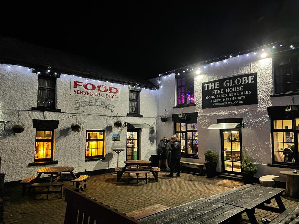 What a fabulous Christmas tree at #TheGlobe #BerryHill #ForestofDean #Gloucestershire.

A proper village #pub. Great atmosphere, great pint, a pleasure to visit. 

#SupportOurPubs