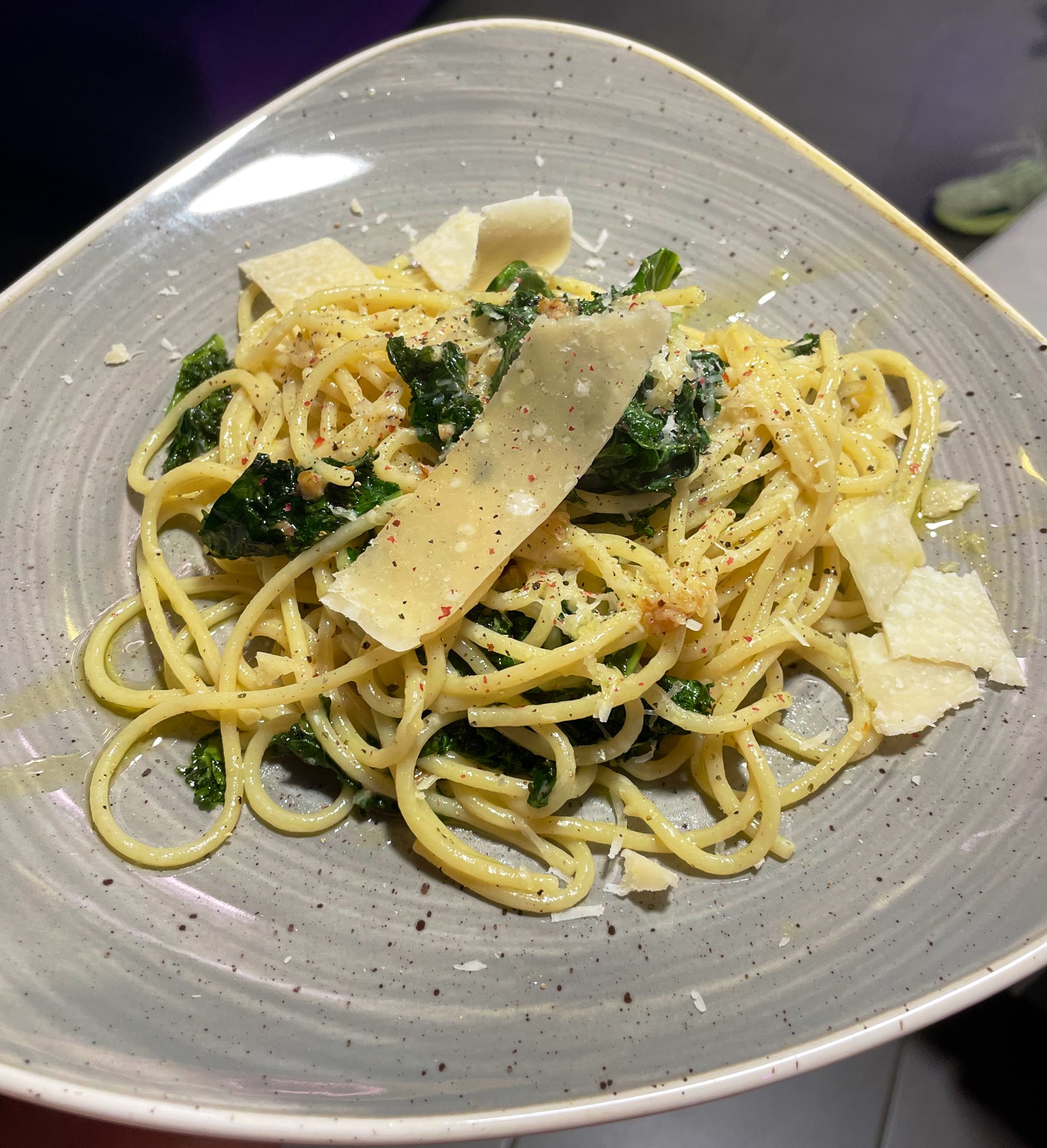 OBOKOZU on Twitter "Aglio e Olio with Kale by Ruka the chef 🤣 what do