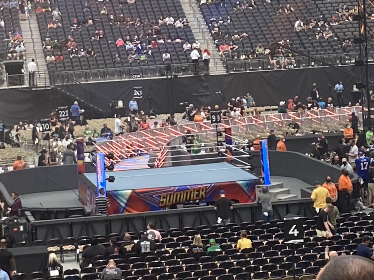 Lots of fun! Wrestling will always be a passion of mine since I was a kid. Thank you #WWE. Looking forward to going to more events https://t.co/Qq5QJBhiFP