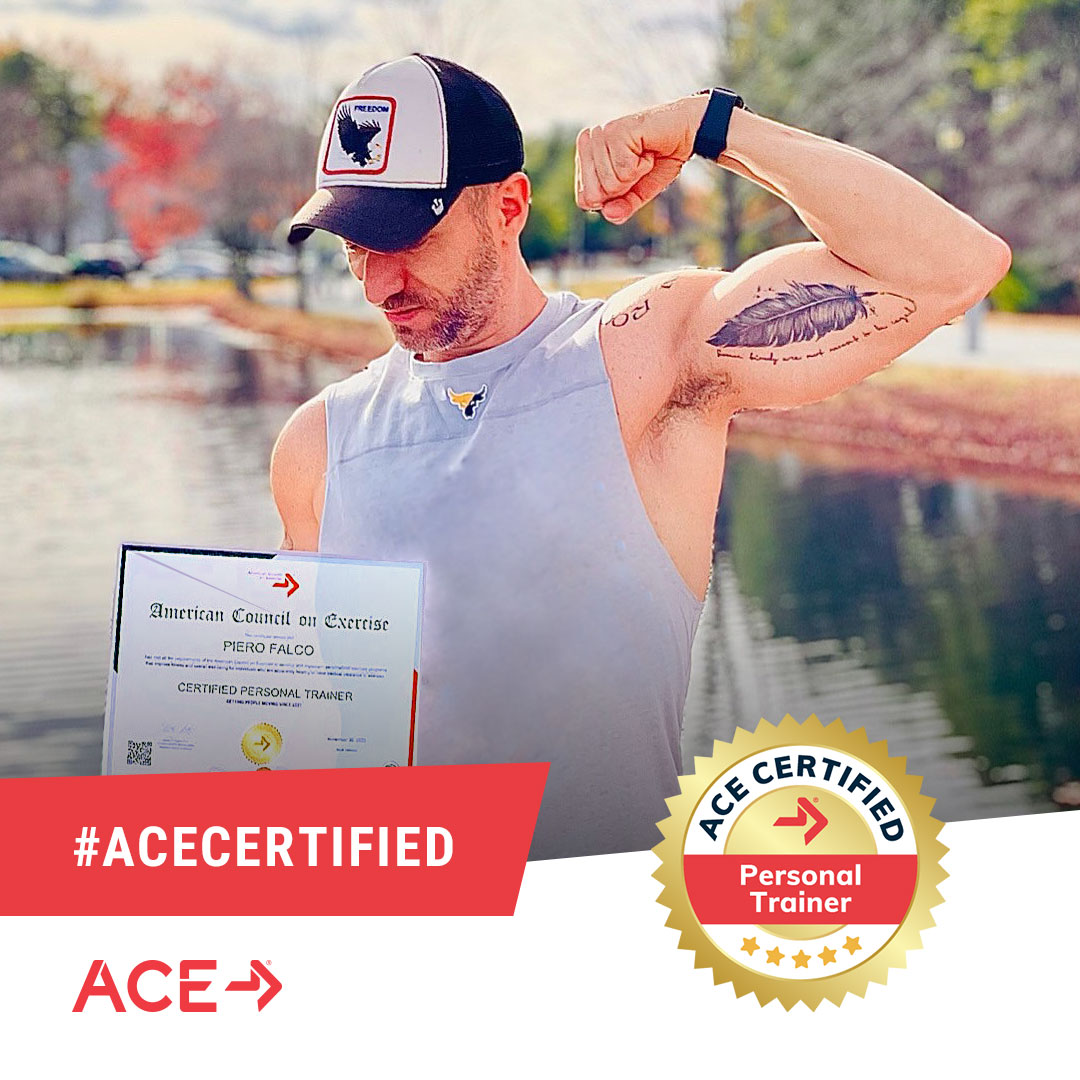 acefitness's tweet photo. Today we welcome @piero_falco, our final #ACEcertified #trainertuesday of 2021. Show him some ACE love!
#ACEfitness #AmercianCouncilOnExercise #GettingPeopleMoving https://t.co/OWfX2WWrct