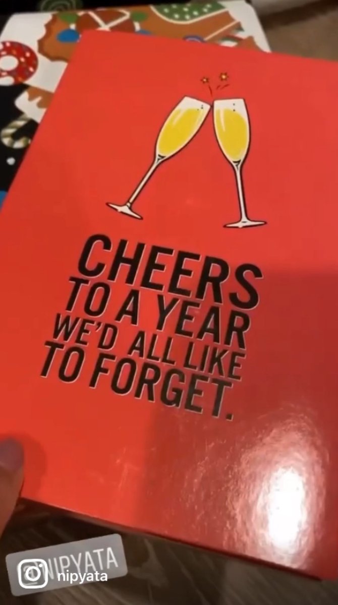 Nipyata's tweet photo. Comment a 🥂 emoji if you're ready to forget 2021!!🥂🥂🥂

Shop our Cheers to a Year Drinkable Card at https://t.co/7gyNfUfivv #cheerstoanotheryear

#booze #boozecruise #boozer #boozeday #boozey #boozefree #boozers #boozebag #boozeme https://t.co/tKnM7KS9S1