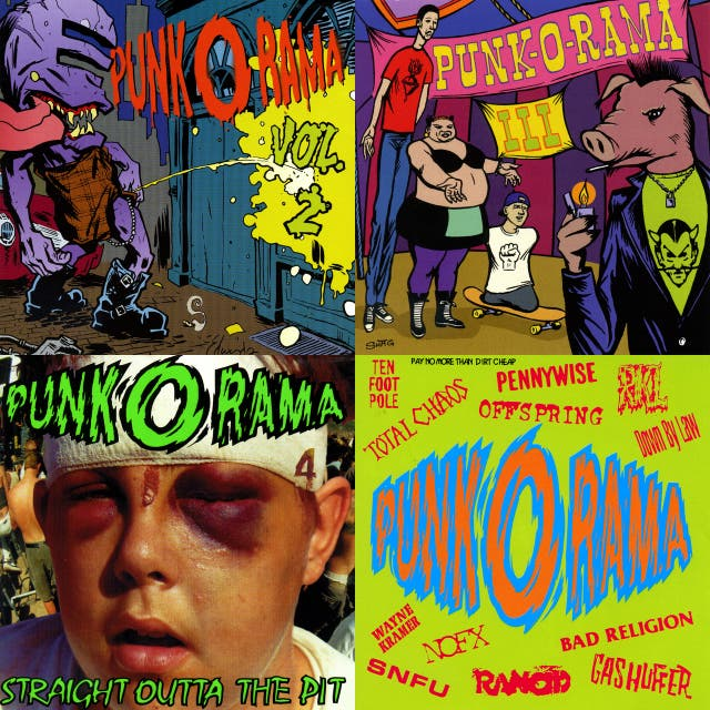 Kitos_Cant's tweet photo. Estoy seguro de que no fuimos pocos quienes comenzamos a descubrir bandas de punk-hc en inglés con estos recopilatorios #Punkorama https://t.co/r7JjVVBDUg