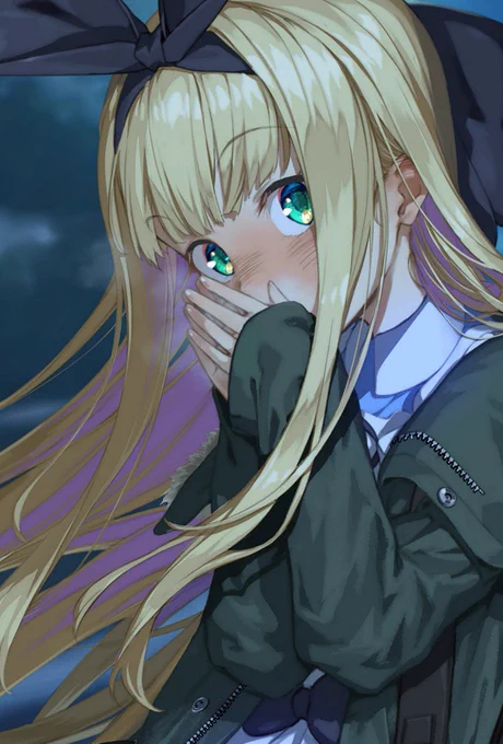 借り物モッズコート
#有栖の絵本 