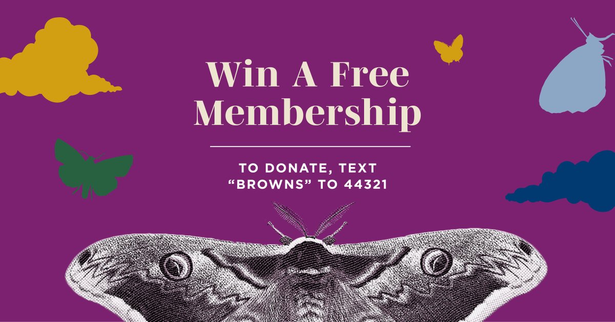 goCMNH's tweet photo. When you #ContributeToHistory, we can educate people of all ages and inspire a lifetime of learning. Donating is easy. Text BROWNS to 44321. Give now, and you’ll be entered into a drawing for a free membership to the Museum! https://t.co/2Nn7pYS226