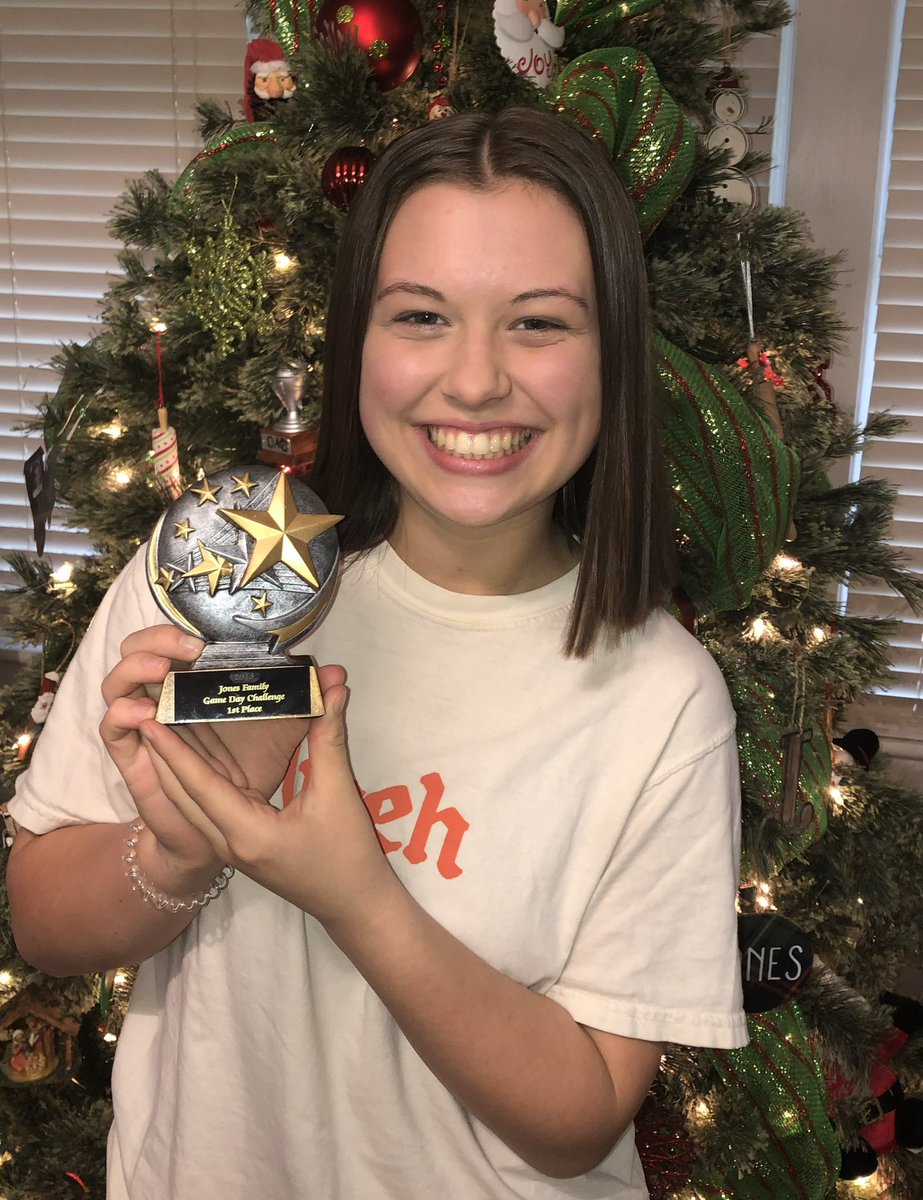 The 2021 Annual Jones’ Game Day winner! 🏆✨🤩