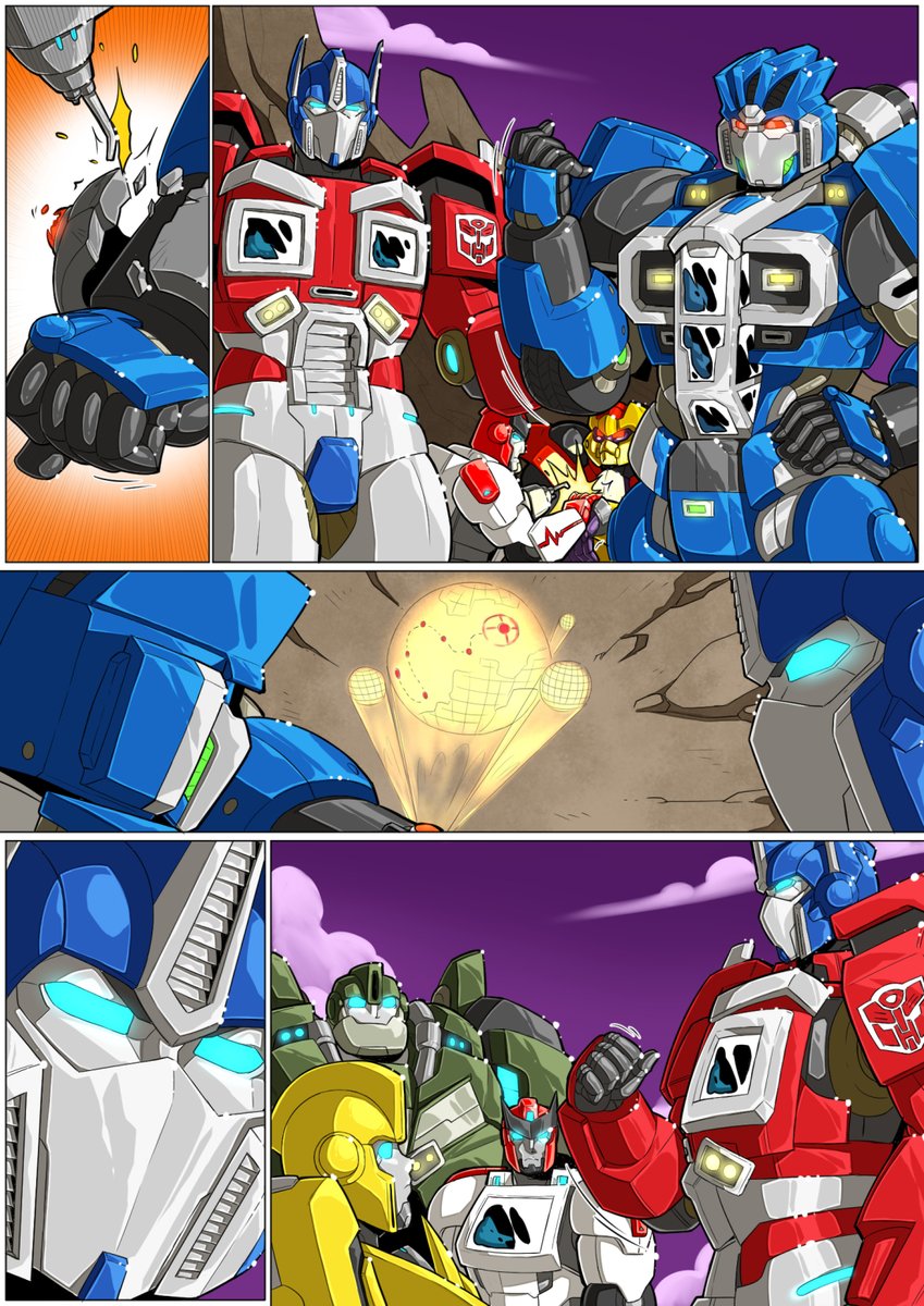 MadProjectArt's tweet photo. finished the coloring for Null Zone 3 page 4 too!

#madproject #nullzone #comic #transformers #optimusprime #dropkick https://t.co/nfGRpPm3LY