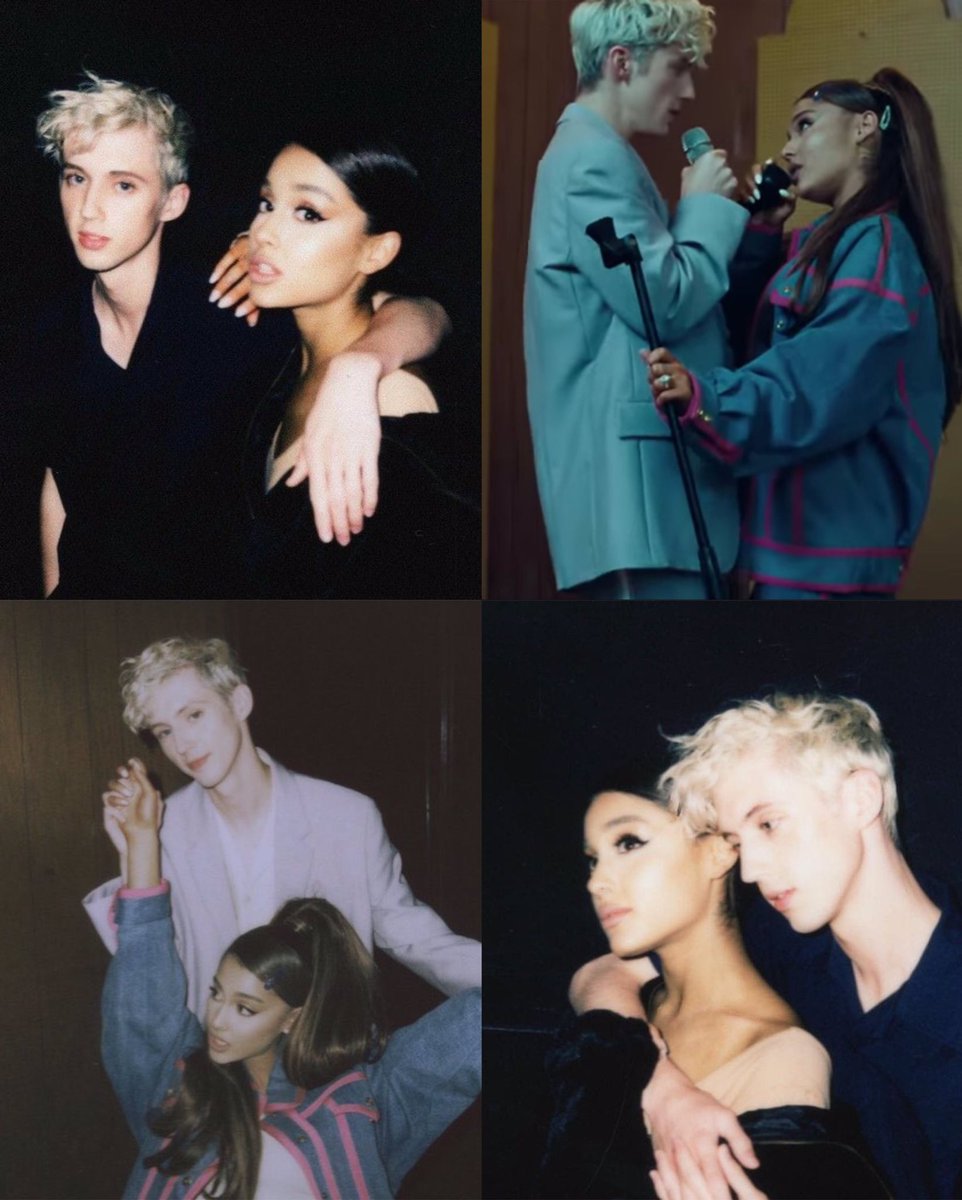 arianafeeds's tweet photo. ariana grande &amp; troye sivan. https://t.co/AvVFWGMy0y