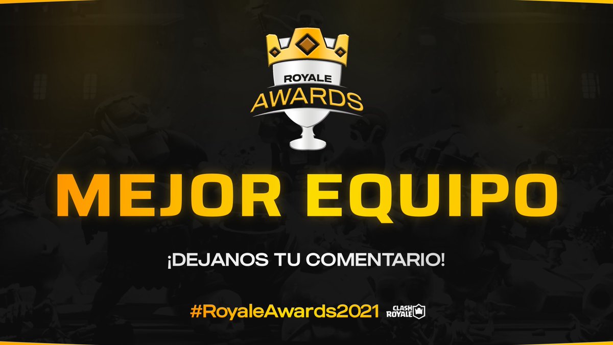 ¡Escoge a los nominados! 10/20

Mejor equipo, este premio reconocerá al equipo hispano que mejor se haya desempeñado durante el 2021.

¡Etiqueta a tus candidatos en los comentarios! Los mas mencionados serán los nominados. 

#RoyaleAwards2021 #ClashRoyale