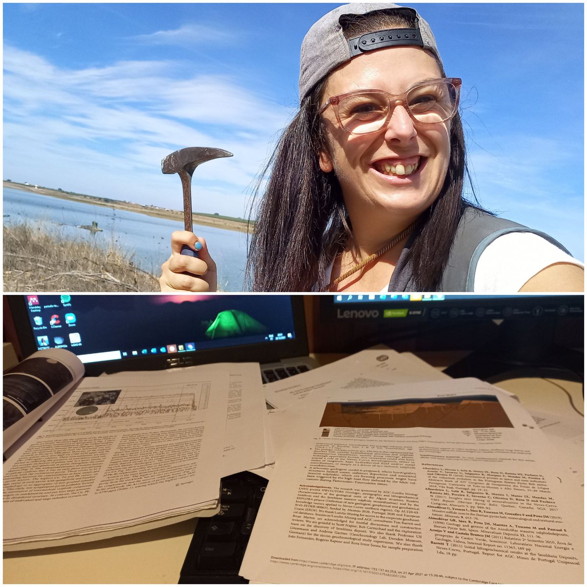 Filipa_A_Luz's tweet photo. Exploration Geology is not all about field, samples, drills…it’s about knowledge. And knowledge is power! 🌍💕

#mineralexploration #scientistforlife #improveyourskills #challenge #papers https://t.co/nrmlbuu6mi