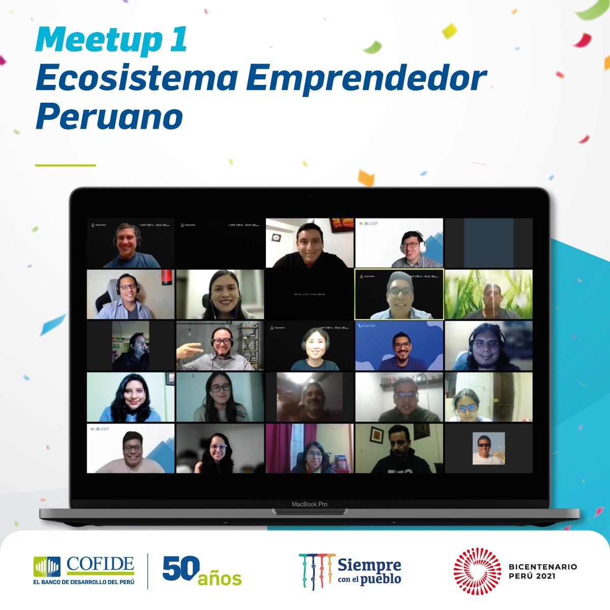 Cofide_Peru's tweet photo. 🚀¡Gracias por participar en nuestros Meetups 2021!
Estamos orgullosos de los resultados obtenidos en nuestros Ventures Meetup, eventos orientados a fortalecer y articular el ecosistema emprendedor peruano.
#Cofide50años #orgulloCOFIDE #venturemeetup #empendedor #emprendedores https://t.co/lwKWRYGv3p