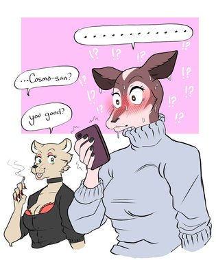 Cosmohotmama's tweet photo. POV: You send her a nude pic of your muse while she's in public~ https://t.co/TY5xt7y5bU