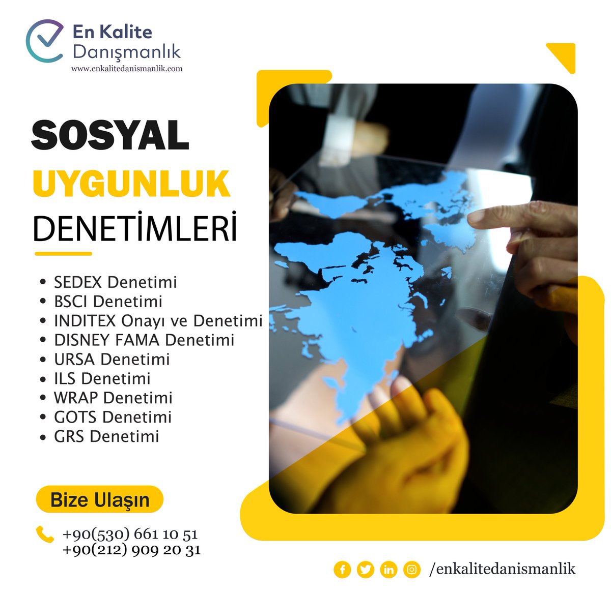 SEDEX DENETİMİ
SEDEX, tedarik zincirinde olan kuruluşların etik ticaret konusunda gelişmesini hedefleyen bir ticaret topluluğudur. Diğer bir tanımıyla tedarik zincirlerinin performanslarını iyileştirmelerine yardımcı olmak için tasarlanmış bir denetim sistemdir.